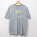 ナイキ 00s 半袖Tシャツ ビッグロゴ グレー XL | 古着