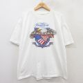 90s 半袖Tシャツ 鳥 ホワイト XL | 古着