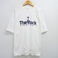 00s 半袖Tシャツ The ROCK ホワイト XL | 古着