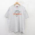 90s 半袖Tシャツ くまのプーさん グレー XL | 古着