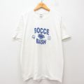 00s 半袖Tシャツ 犬握手 ホワイト L | 古着