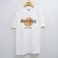 90s 半袖Tシャツ ハードロックカフェ ホワイト XL | 古着