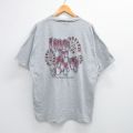 XL★古着 TULTEX 半袖 ビンテージ Tシャツ メンズ 90年代 90s GRAND CANYON クルーネック グレー 霜降り 25jun03 中古