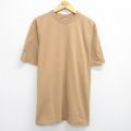 00s 半袖Tシャツ 濃ベージュ XL | 古着