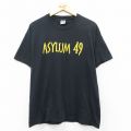 00s 半袖Tシャツ ASYLUM49 ブラック L | 古着
