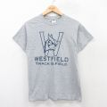 00s 半袖Tシャツ フクロウ グレー S | 古着