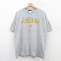 XL★古着 リーボック REEBOK 半袖 ビンテージ Tシャツ メンズ 00年代 00s NFL ミネソタバイキングス クルーネック グレー 霜降り アメフト スーパーボウル 25jun04 中古