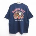 00s 半袖Tシャツ 消防署 ネイビー XL | 古着