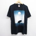 フルーツオブザルーム 00s 半袖Tシャツ オオカミ ブラック L | 古着