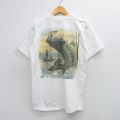 00s 半袖Tシャツ 魚 ホワイト M | 古着