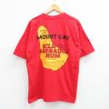 90s 半袖Tシャツ MOUNTGAY ECLIPSE BARBADOS RUM レッド XL | 古着