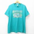 ジャージーズ 00s 半袖Tシャツ アトランタシティ カジノ グリーン XL | 古着