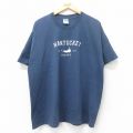 00s 半袖Tシャツ NANTUCKET ネイビー XL | 古着