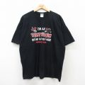 00s 半袖Tシャツ TRINIVIRGINプリント ブラック XL | 古着
