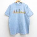 80s 半袖Tシャツ 灯台 アウターバンクス ネイビー L | 古着
