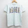 90s 半袖Tシャツ アロハ ハワイ グリーン S | 古着