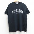バーハーバー 00s 半袖Tシャツ ブラック L | 古着