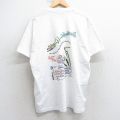 フルーツオブザルーム 90s 半袖Tシャツ サックス トランペット ホワイト XL | 古着
