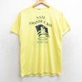 80s 半袖Tシャツ 城 イエロー M | 古着