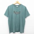 ブラックダイヤモンド 00s 半袖Tシャツ 刺繍 グリーン XL | 古着