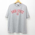 00s 半袖Tシャツ オハイオステート グレー霜降り XL | 古着