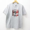 ジャージーズ 00s 半袖Tシャツ GROUND ZERO グレー XL | 古着