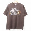 00s 半袖Tシャツ リス ブラウン XL | 古着