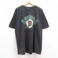 ボス 00s 半袖Tシャツ BOSS ブラック XL | 古着