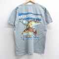 90s 半袖Tシャツ MotorGuide グリーン L | 古着
