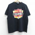 ジャージーズ 00s 半袖Tシャツ WOODWARD ブラック L | 古着