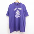 ヘインズ 90s 半袖Tシャツ パープル XL | 古着