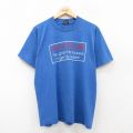 フルーツオブザルーム 90s 半袖Tシャツ DEAD JIM ブルー L | 古着