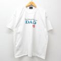 00s 半袖Tシャツ DAD ホワイト XL | 古着