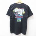 00s 半袖Tシャツ GLAZIERSDAY ヤシの木 ブラック L | 古着