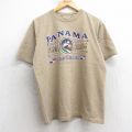 00s 半袖Tシャツ パナマ ベージュ L | 古着
