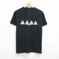L★古着 半袖 ビンテージ Tシャツ メンズ 00年代 00s ヨット クルーネック 黒 ブラック 25jul17 中古
