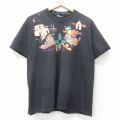 90s 半袖Tシャツ サボテン ブラック M | 古着