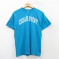 ジャージーズ 00s 半袖Tシャツ CEDAR POINT ライトブルー M | 古着