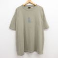 00s 半袖Tシャツ ハイビスカス グリーン XL | 古着