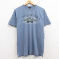 L★古着 半袖 ビンテージ Tシャツ メンズ 00年代 00s コロラド クルーネック 薄紺 ネイビー 霜降り 25jul18 中古