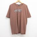 00s 半袖Tシャツ CHRISTIANITYプリント ブラウン XL | 古着
