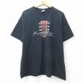 00s 半袖Tシャツ ギター ブラック XL | 古着
