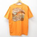 00s 半袖Tシャツ 魚 オレンジ XL | 古着
