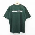 フルーツオブザルーム 00s 半袖Tシャツ BRING IT ON グリーン XL | 古着