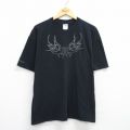 ジャージーズ 00s 半袖Tシャツ Platinum羽 ブラック XL | 古着