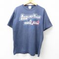 XL★古着 半袖 ビンテージ Tシャツ メンズ 00年代 00s MLB ボストンレッドソックス ニューヨークヤンキース クルーネック 紺 ネイビー メジャーリーグ ベースボール 野球 25jul19 中古
