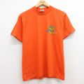 フルーツオブザルーム 00s 半袖Tシャツ シックスフラッグスバッグスバニー オレンジ M | 古着