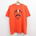 00s 半袖Tシャツ フットボール オレンジ XL | 古着