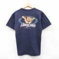 00s 半袖Tシャツ Hang Loose ネイビー M | 古着