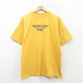 L★古着 半袖 ビンテージ Tシャツ メンズ 90年代 90s PROVINCETOWN 陰陽 コットン クルーネック 黄 イエロー 25jul22 中古